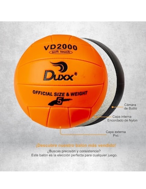 Balón Duxx Sports para voleibol adulto