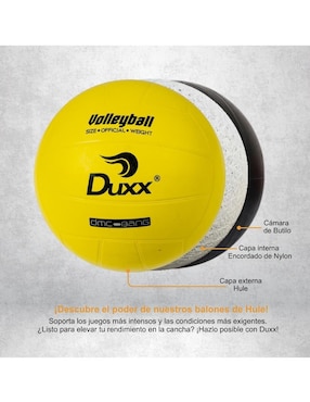 Balón Duxx Sports para voleibol adulto