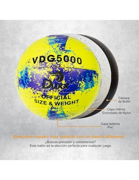 Balón Duxx Sports para voleibol adulto