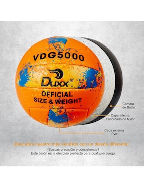 Balón Duxx Sports para voleibol adulto