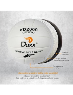 Balón Duxx Sports para voleibol adulto