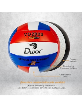 Balón Duxx Sports para voleibol adulto