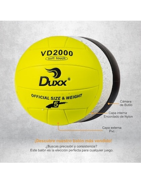 Balón Duxx Sports para voleibol adulto