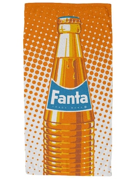 Toalla De Playa Sarosa Fanta Naranja De Microfibra