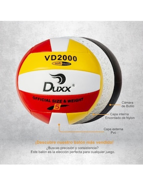 Balón Duxx Sports para voleibol adulto