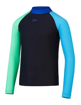 Rashguard Speedo Estampado Logo Para Niño