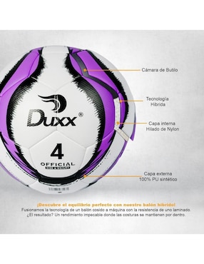 Balón Duxx Sports Max Hibrído para fútbol adulto