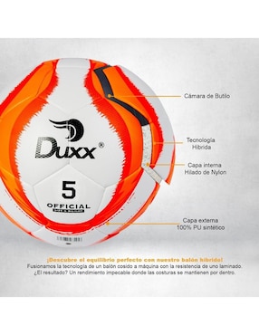 Balón Duxx Sports Max Hibridó para fútbol adulto