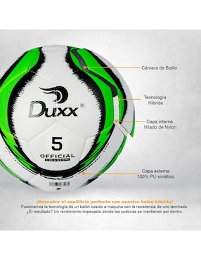 Balón Duxx Sports Max Hibridó para fútbol adulto