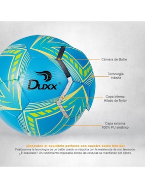 Balón Duxx Sports Shiny para fútbol adulto