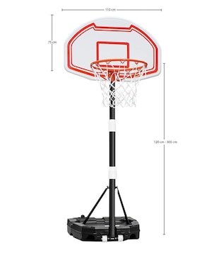 Canasta de básquetbol Vanlig con Soporte de Impacto