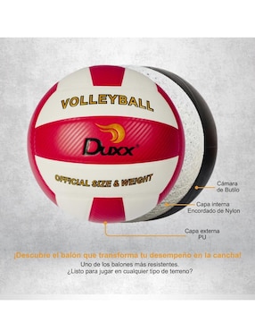 Balón Duxx Sports para voleibol adulto
