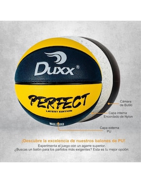 Balón Duxx Sports Perfect para básquetbol adulto