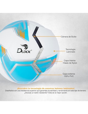Balón Duxx Sports Air Laminado para fútbol adulto