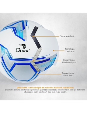 Balón Duxx Sports Air Laminado para fútbol adulto