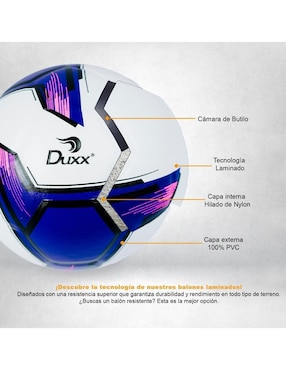 Balón Duxx Sports Air Laminado para fútbol adulto