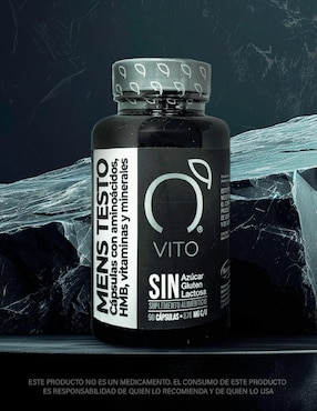 Menstesto Aminoácidos, HMB, Vitaminas y Minerales DUO Vito - Vitaminas Totales de 180 Cápsulas