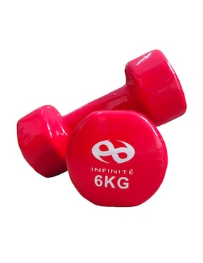Set mancuernas de peso fijo Infinité 6 kg 2 piezas