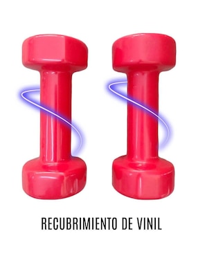 Set mancuernas de peso fijo Infinité 6 kg 2 piezas