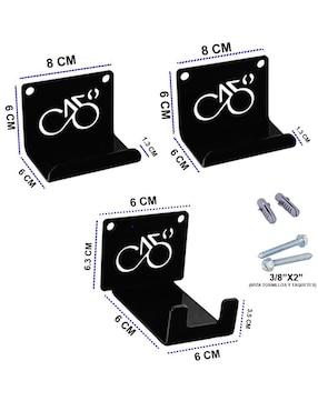 Rack de pared para bicicleta mindejal