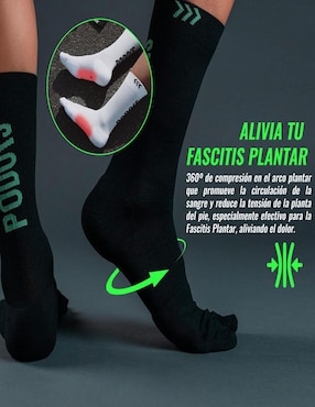 Calcetín biomecánico para correr Podoks unisex