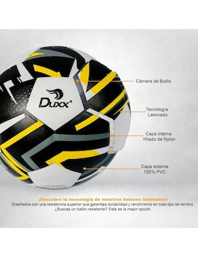 Balón Duxx Sports Flame para fútbol adulto