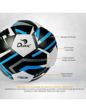 Balón Duxx Sports Flame para fútbol adulto