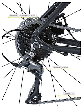 Bicicleta de ruta Gravel rodada 700 unisex