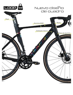 Bicicleta de ruta Gravel rodada 700 unisex