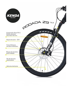 Bicicleta de montaña Gravel rodada 29 unisex