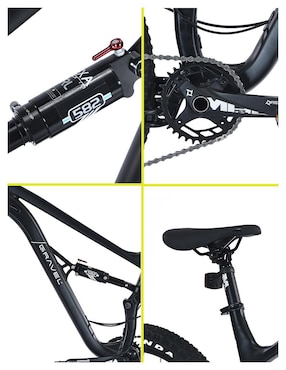 Bicicleta de montaña Gravel rodada 29 unisex