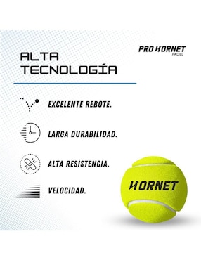 Set de pelotas Pro Hornet padel