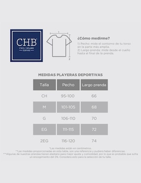 Set de playera deportiva para entrenamiento Chb Chili Beans Clothing Co. de hombre