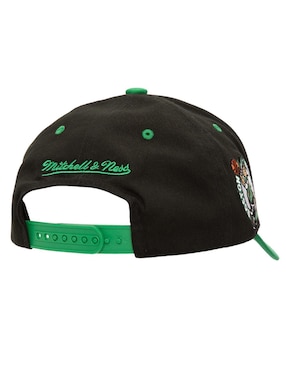 Gorra con visera curva snapback para básquetbol Mitchell & Ness Lifestyle Boston Celtics adulto