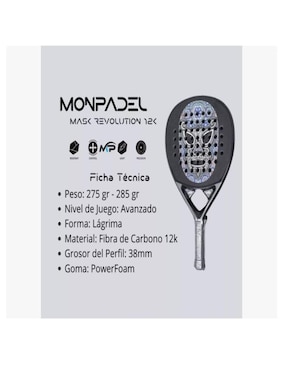 Pala de pádel Monpadel