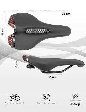 Asiento para bicicleta Mariluz 012951