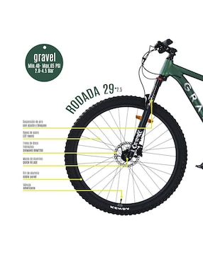 Bicicleta de montaña Gravel rodada 29 Vinson unisex