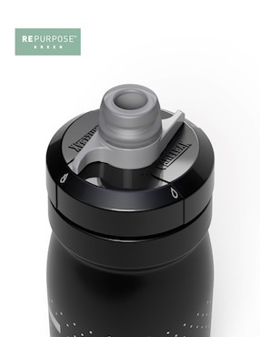 Ánfora Camelbak de plástico con tapa push pull 440 ml