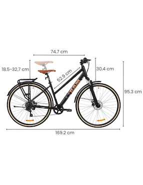 Bicicleta urbana Ram rodada 700 unisex