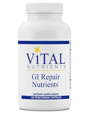 Gi Repair Nutrients Vital Nutrients con glucosamina de 120 cápsulas