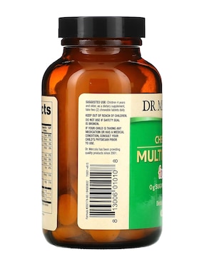 Chewable Multivitamin For Kids Dr. Mercola de 60 tabletas