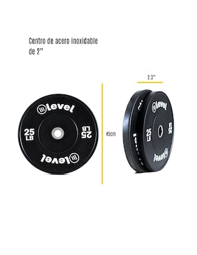 Disco deslizante Level Fitness