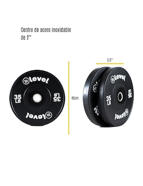 Disco deslizante Level Fitness