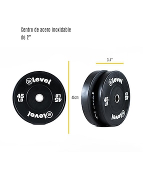 Disco deslizante Level Fitness