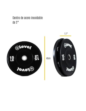 Disco deslizante Level Fitness