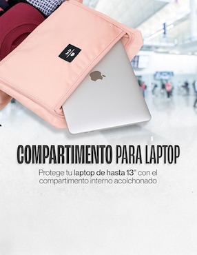 Maleta de mano Kma Peregrino 30L Pink/Camel
