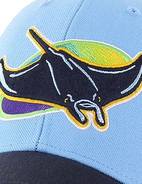 Gorra con visera curva béisbol 47 Brand MLB Tampa Bay Rays unisex