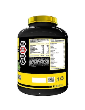 Hydrotein Naturals Advance Nutrition con proteína de suero de leche sabor fresa y plátano de 2.2 kg