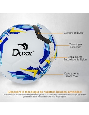 Balón Duxx Sports para fútbol adulto