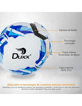 Balón Duxx Sports para fútbol adulto